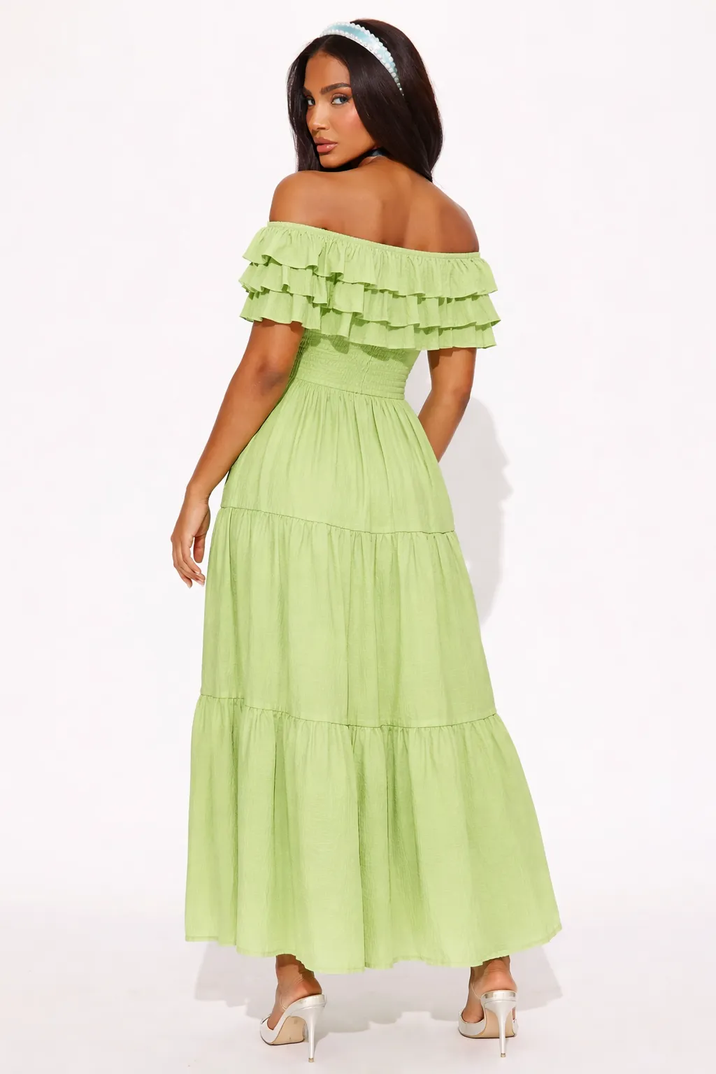 Alternative view of KOREAN SILK ETHERIAL MIDI – WEIGHTLESS ELEGANCE | MDU2856