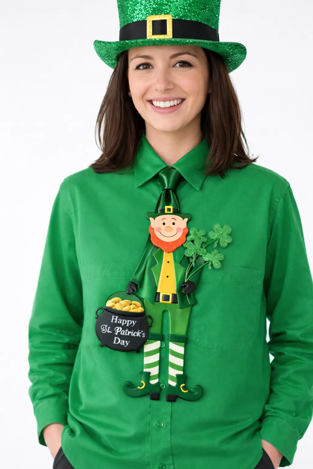 ST. PATRICK’S PRIDE STATEMENT SHIRT – FESTIVE LUXE | MDU383US