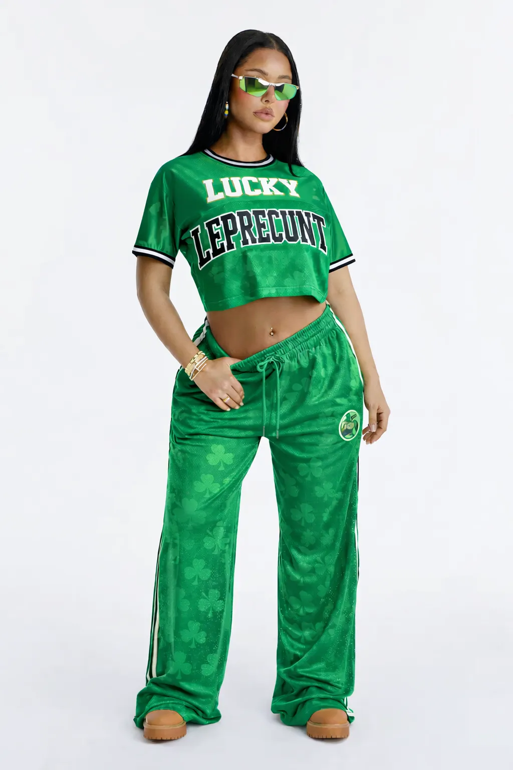 ST. PATRICK’S ATHLEISURE SET – VIBRANT FESTIVE CHIC | MDU385US