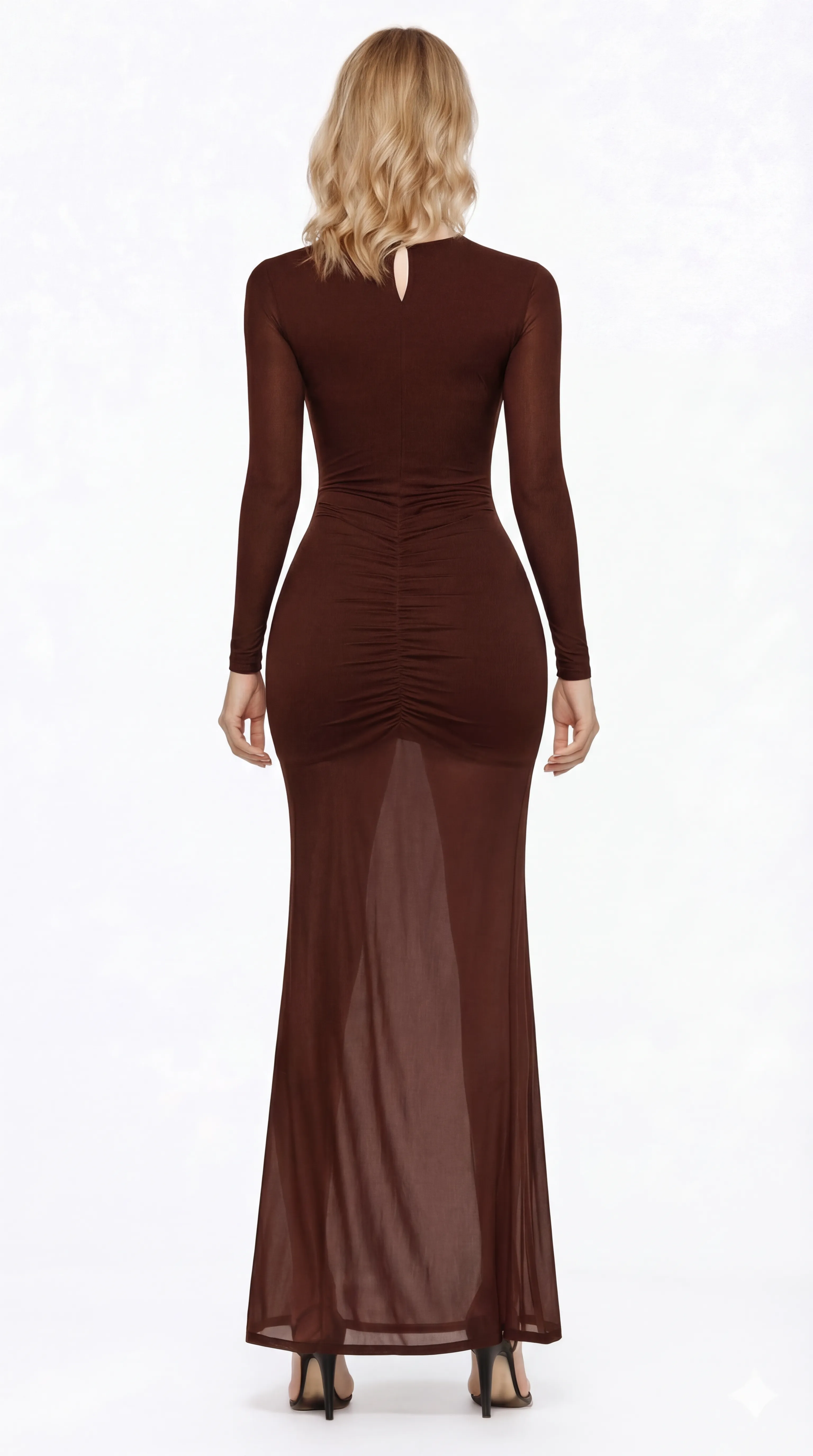Alternative view of SEDUCTIVE MESH MERMAID MAXI – HOLLYWOOD GLAM | MUS372