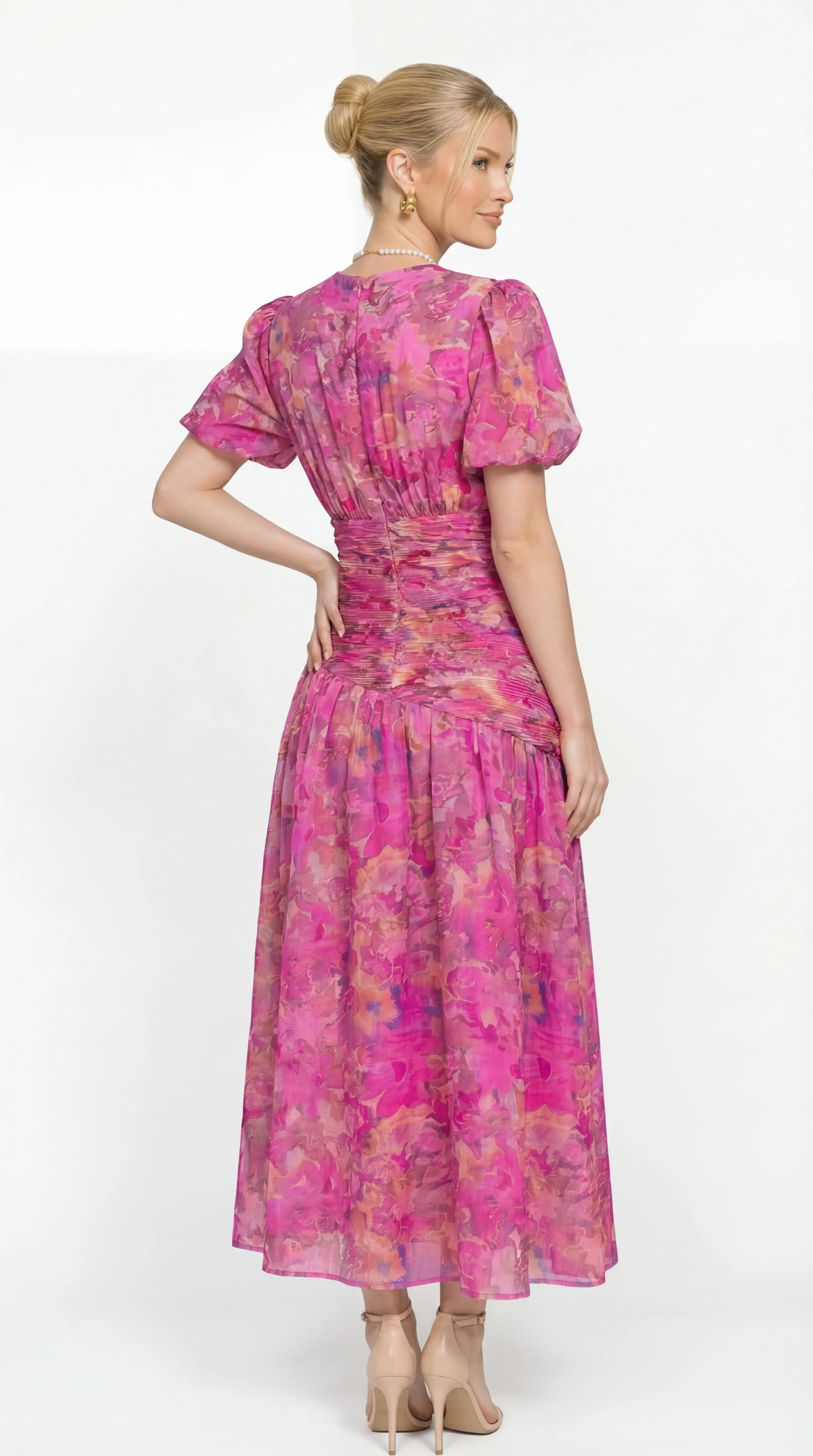 Alternative view of TIMELESS PLEATED ELEGANCE – HIGH-END KOREAN SILK | MDU2393