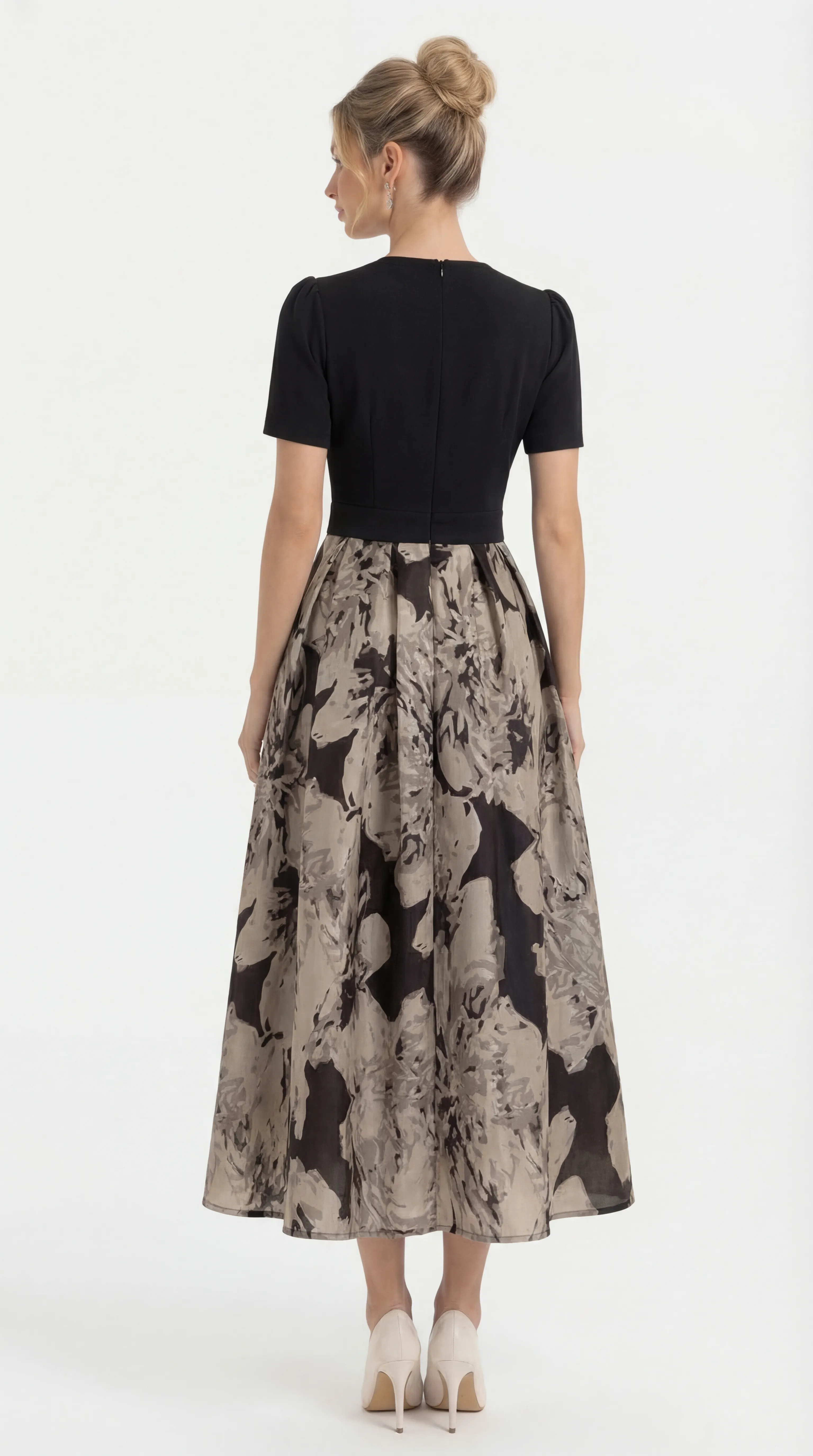 Alternative view of MIDNIGHT BLOSSOM MIX-MEDIA MIDI – LUXE TEXTURE FUSION | MDU5130