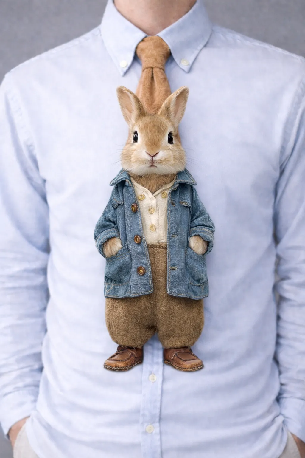 Alternative view of NOVELTY CHARACTER PLUSH TIE – PREMIUM PRINTED SILK | MUS485