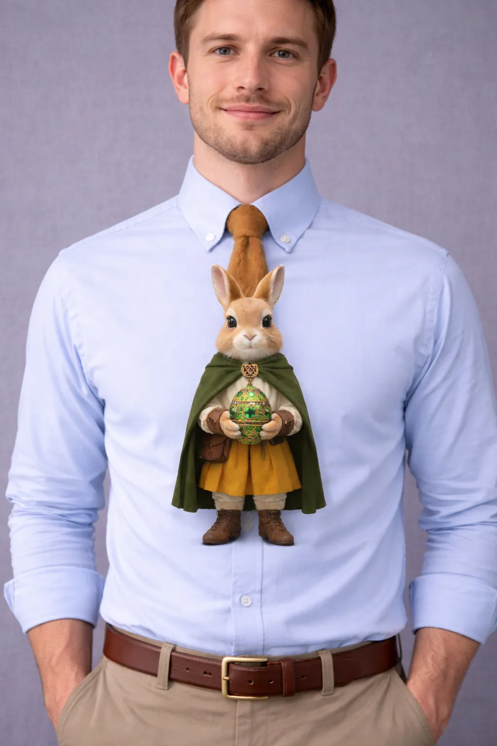 Alternative view of ENCHANTED JOURNEY NOVELTY TIE – PREMIUM PRINTED SILK | MUS488