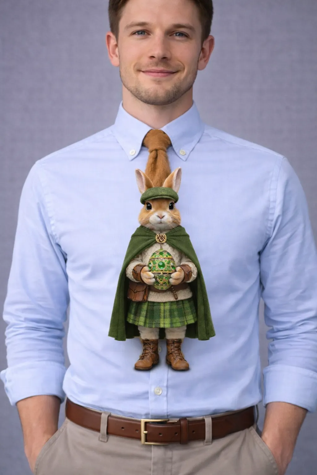 Alternative view of HIGHLAND EXPLORER NOVELTY TIE – PREMIUM PRINTED SILK | MUS489